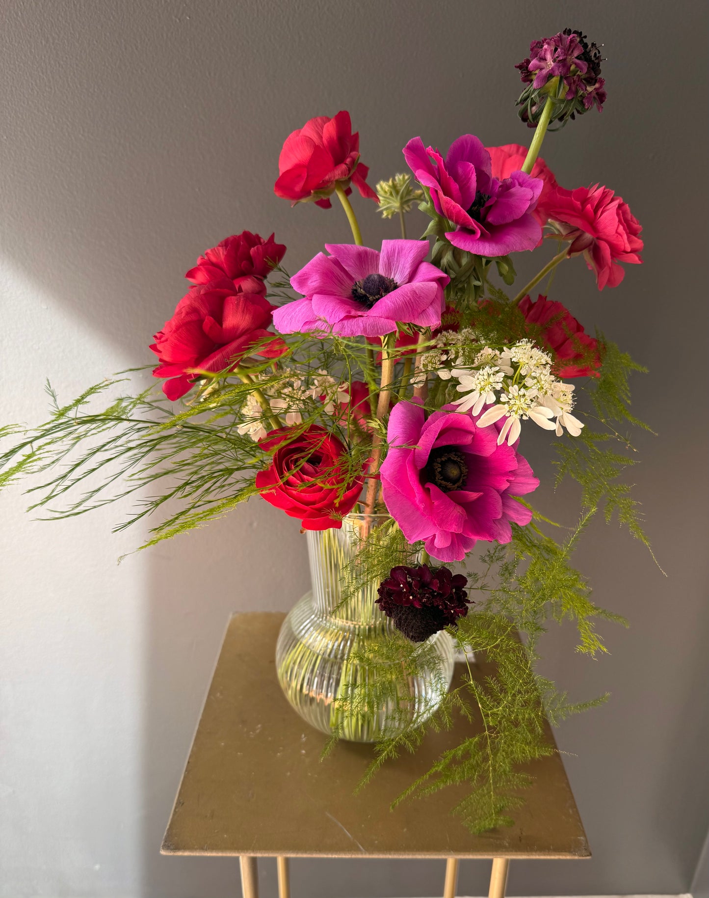 Glass Vase Arrangement