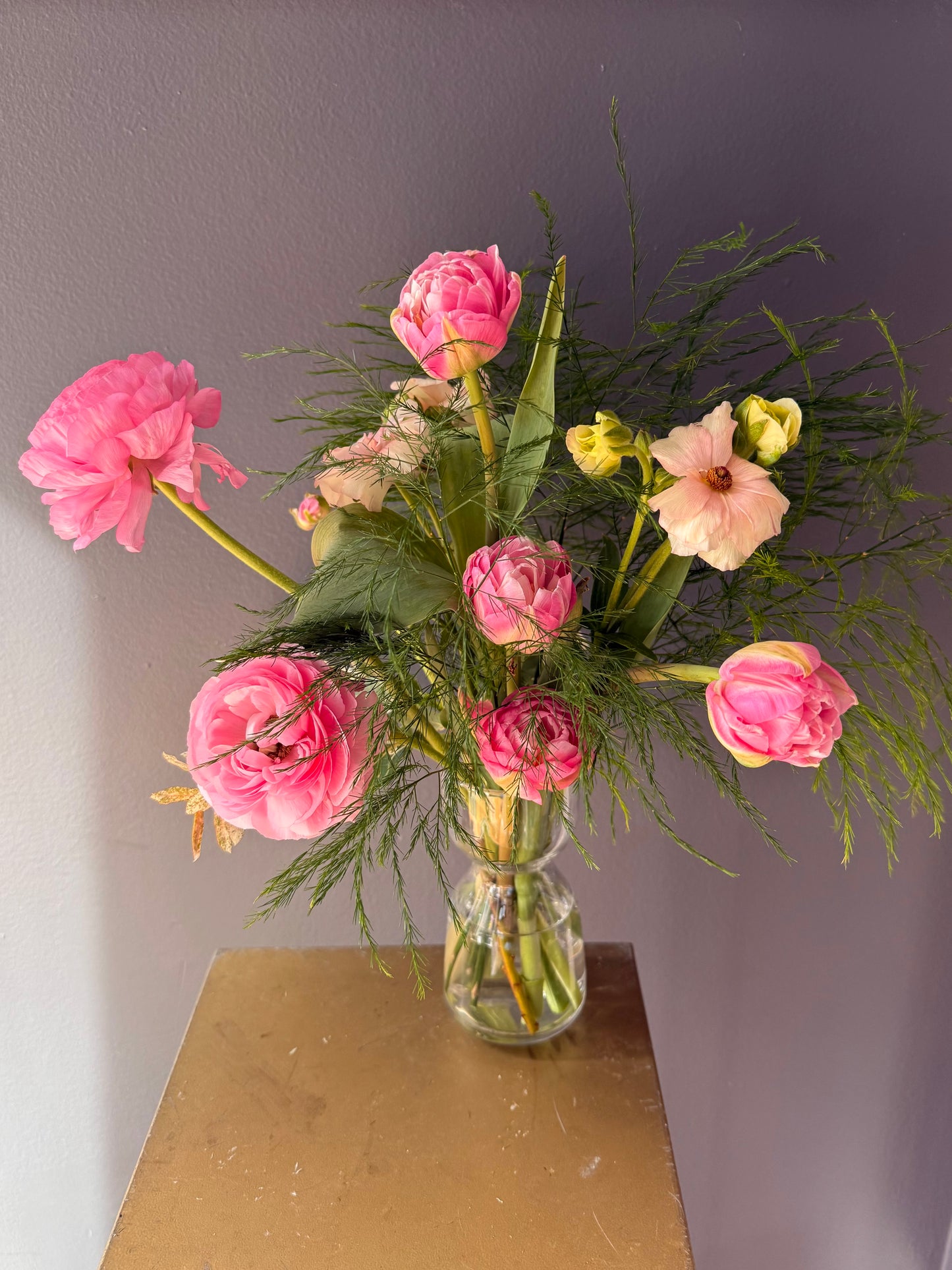 Glass Vase Arrangement