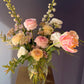 Glass Vase Arrangement